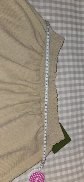 Conjunto pana crema falda y top