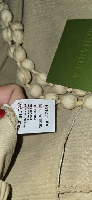 Conjunto pana crema falda y top