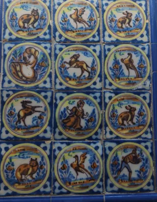 Azulejos antiguos decorativos
