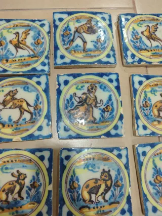 Azulejos antiguos decorativos