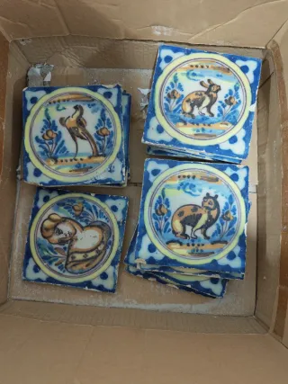 Azulejos antiguos decorativos