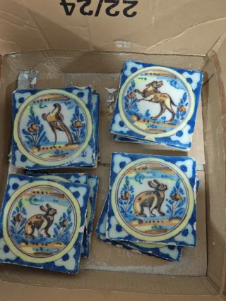 Azulejos antiguos decorativos