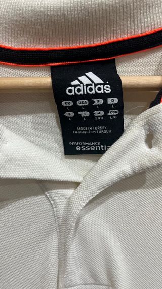 Polo Adidas Valencia CF Blanco