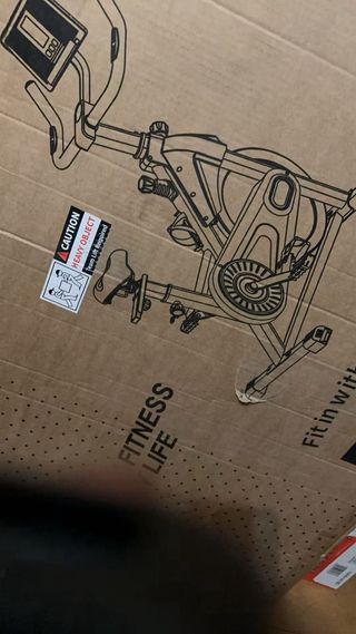 Bicicleta de Spinning DM Negra y Verde