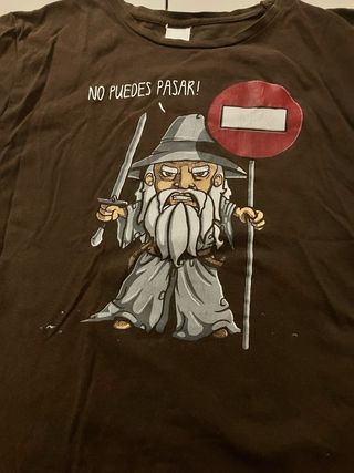 Camiseta Gandalf No Puedes Pasar