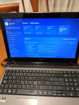 Portátil Acer Aspire