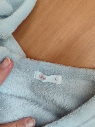 Pijama calentito mujer azul