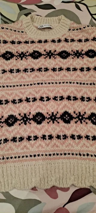 Jersey Zara Punto Talla XS-S