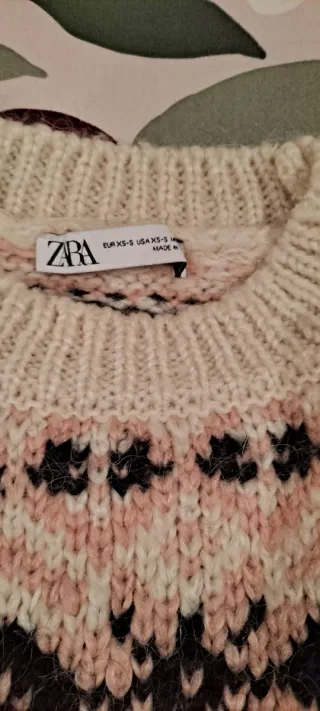 Jersey Zara Punto Talla XS-S