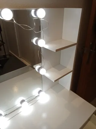 Tocador con Led mesa de maquillaje 60x40x140