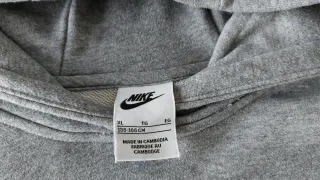 Felpa Nike grigia Crop Top