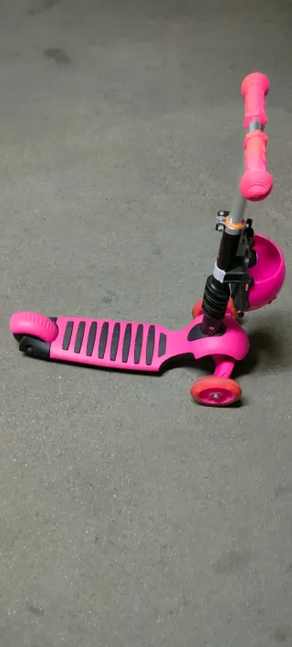 Patinete 3 Ruedas Infantil Rosa