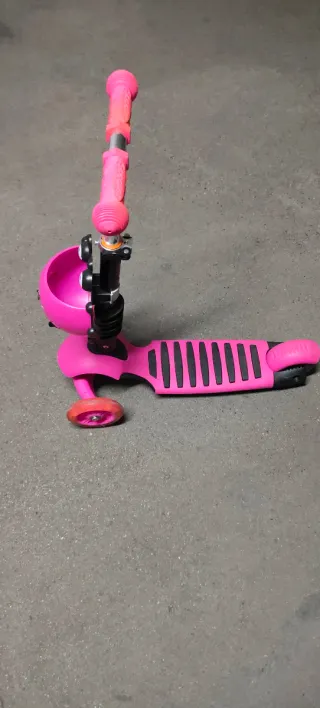 Patinete 3 Ruedas Infantil Rosa