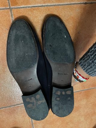 Mocasines Zara Azul Marino Talla 44