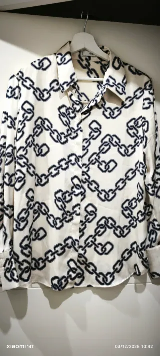 Camisa Mango satinada