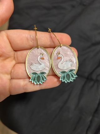 Pendientes cisne Loop