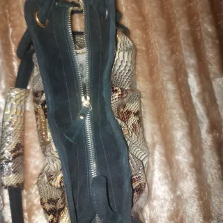 Bolso  charlol estampado piel serpiente