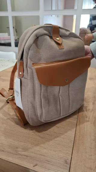 Bolso Mochila SARA Beige Nuevo
