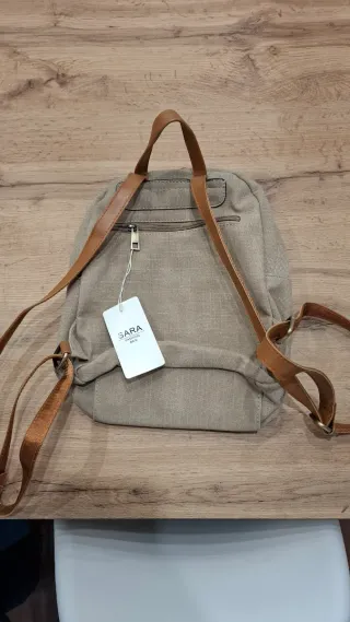 Bolso Mochila SARA Beige Nuevo