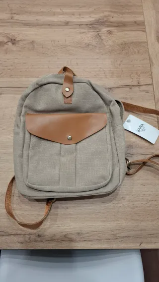 Bolso Mochila SARA Beige Nuevo