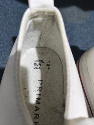 Bambas Blancas Primark Talla 40