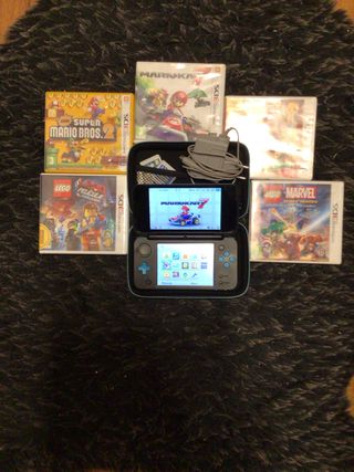 Nintendo 3DS con juegos y accesorios