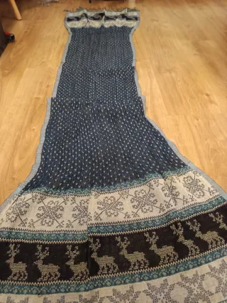 Pañuelo reversible estampado reno