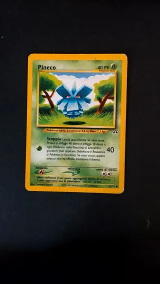 Carta Pokémon Pineco 61/75 Neo Discovery ITA