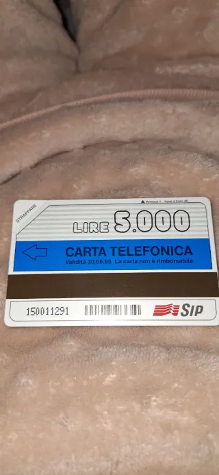 Scheda telefonica United Colors of Benetton