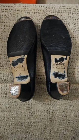 Zapatos Flamenca Negros talla real 33 gladis