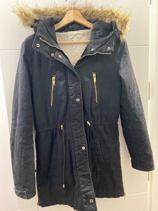 Parka negra mujer Talla M