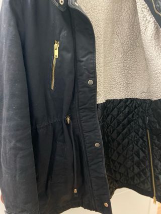 Parka negra mujer Talla M
