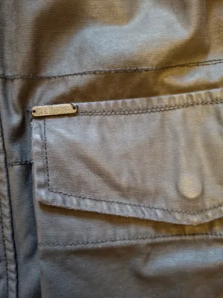 Parka Jack & Jones nera con cappuccio TG. M