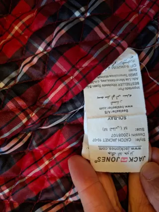 Parka Jack & Jones nera con cappuccio TG. M