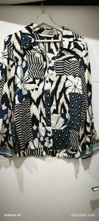 Camisa Zara Estampada