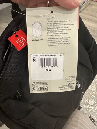 Mochila Under Armour Negra Nueva