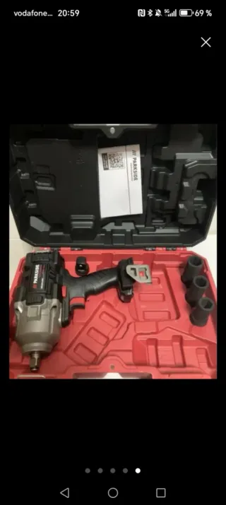 Pistola de impacto Parkside