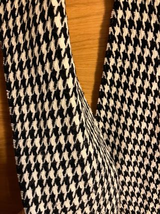 Bufanda Pata de Gallo Blanco y Negro