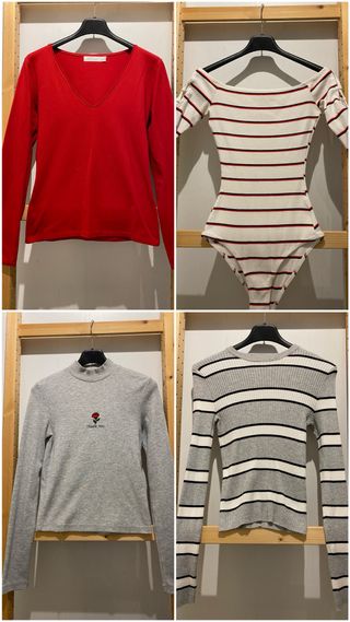 Lote 4 suéter  Bershka y Zara varias tallas