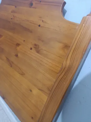 Cabezal de cama de madera