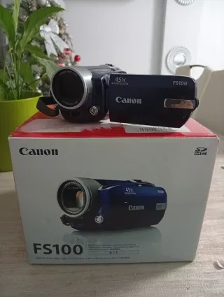 Videocamera Canon FS100 45x Zoom Blu