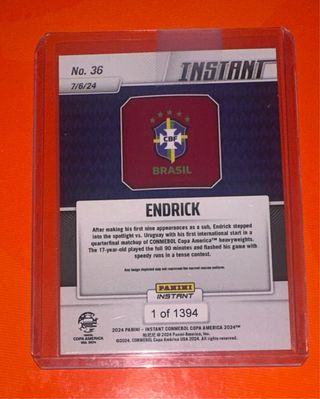 Panini Instant Endrick Copa América 2024 RC