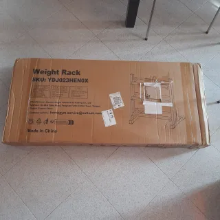 Rastrelliera Manubri pesi con 3 ripiani