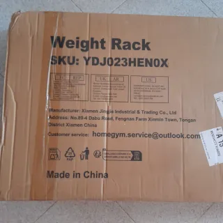 Rastrelliera Manubri pesi con 3 ripiani