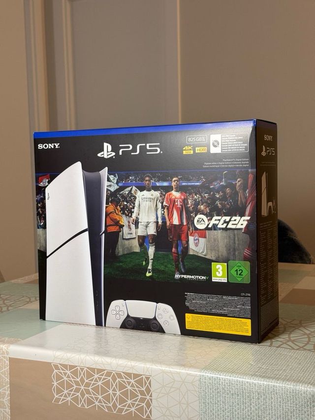 PS5 Slim Digital + Mando Negro | NUEVO