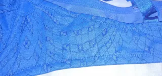 Sujetador azul encaje