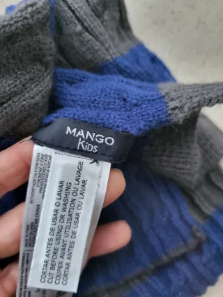 Conjunto Mango Kids Gorro, Bufanda y Guantes