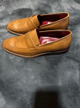 Loafers artesanales de piel — calidad vintage 41