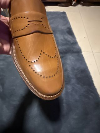 Loafers artesanales de piel — calidad vintage 41