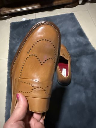 Loafers artesanales de piel — calidad vintage 41